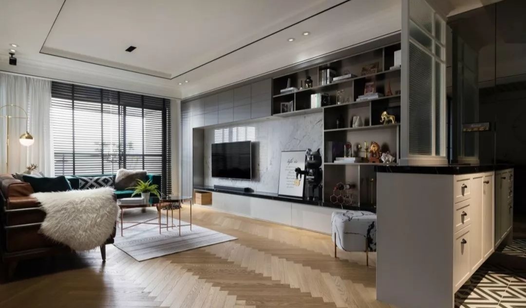 客厅电视柜搭配效果图,客厅流行哪种电视柜好看又实用