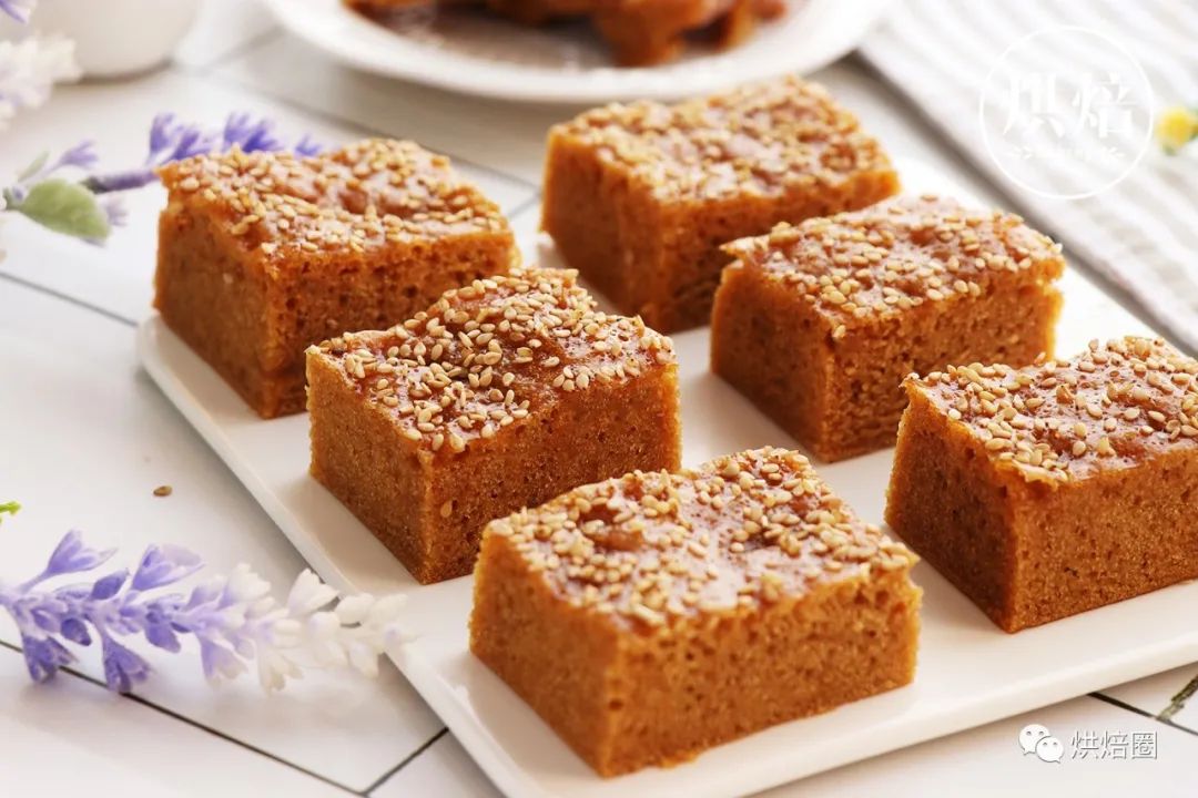 零失败古早台湾黑糖糕比发糕好吃太多口感松软不粘牙甜而不腻