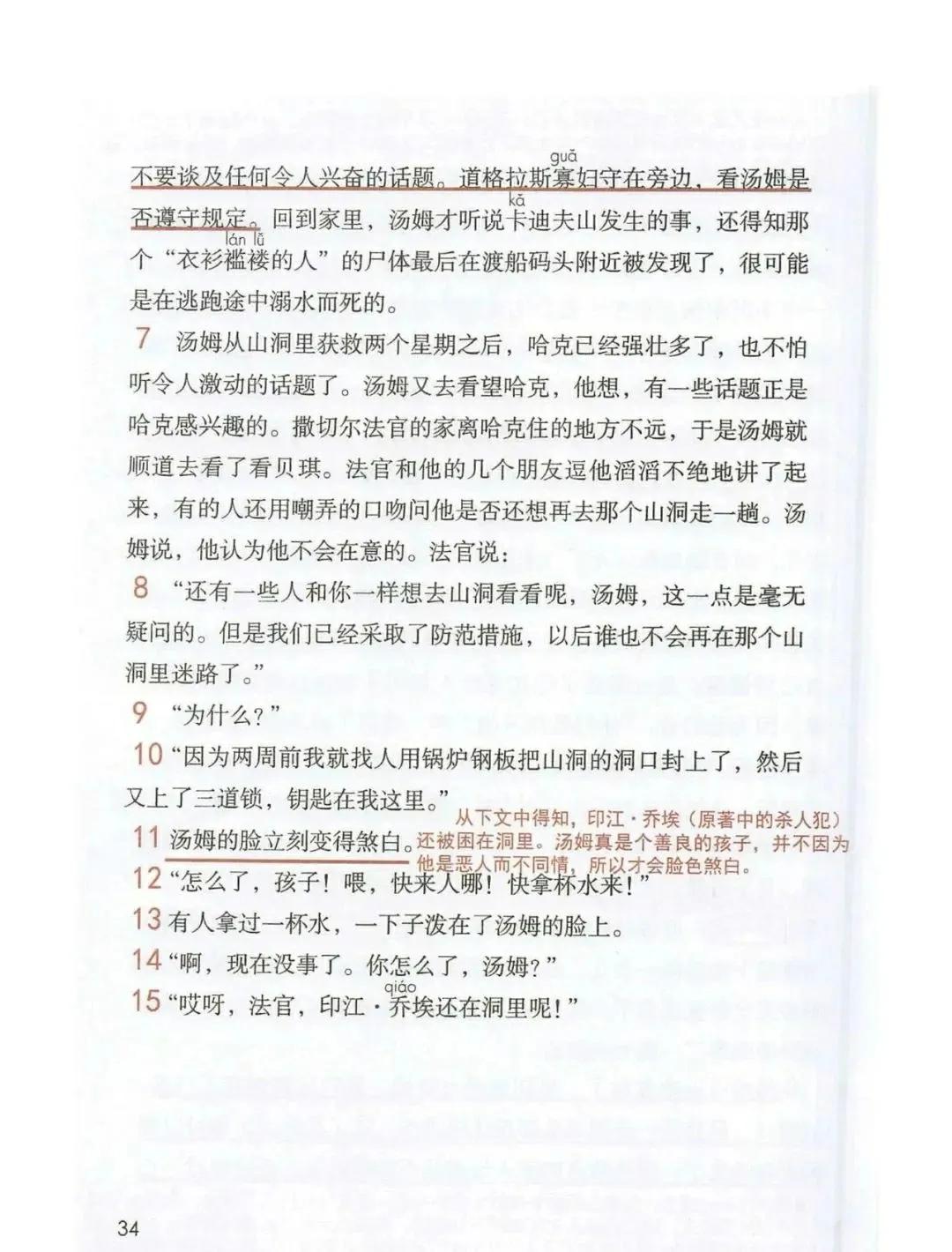 《汤姆索亚历险记》课文+图文讲解+知识点