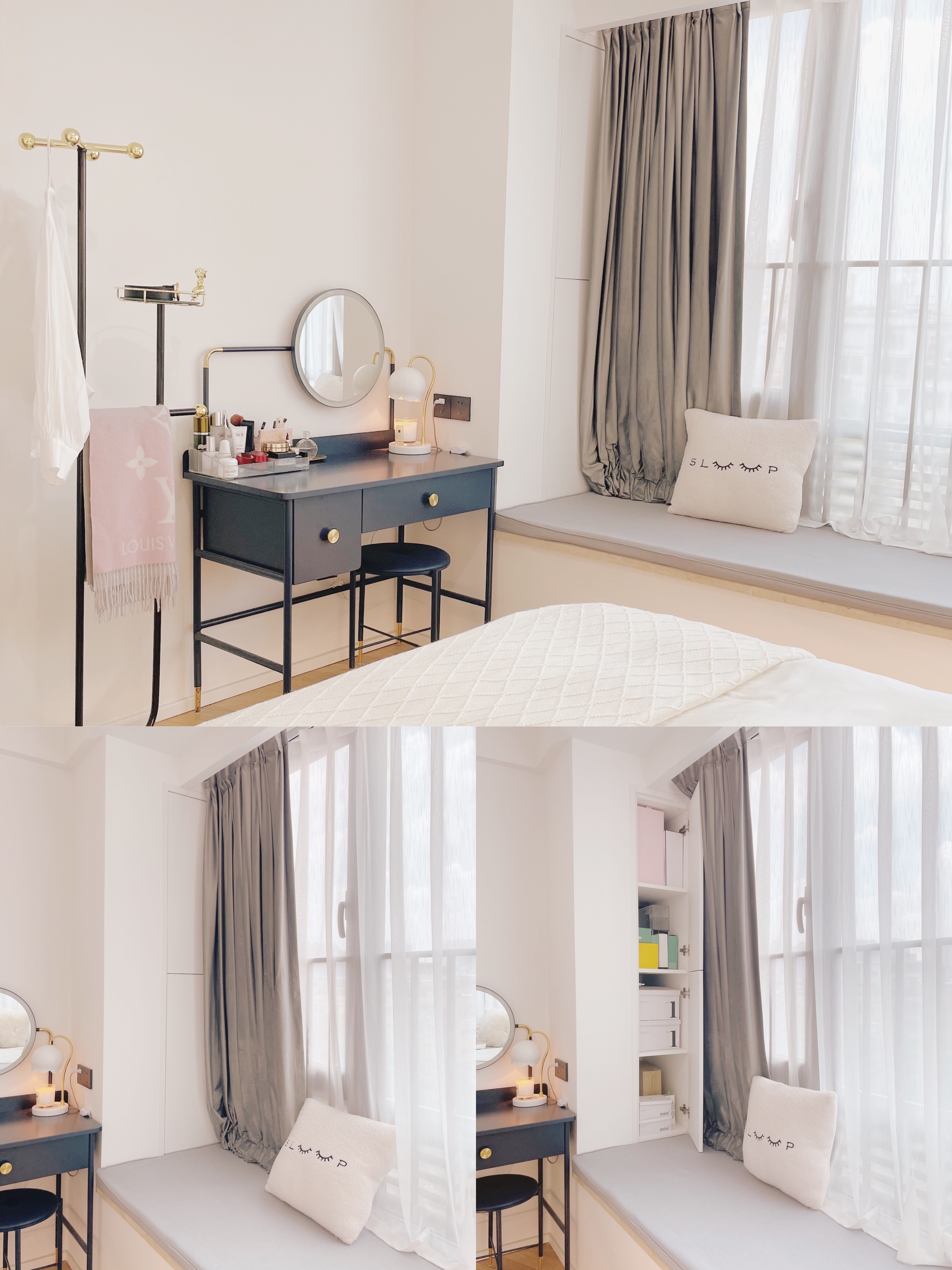 奶油色的卧室太好看了!快来抄作业,附清单