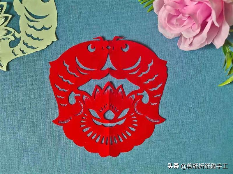 迎新年庆元旦窗花剪纸,迎新春年年如意庆佳节事事顺心