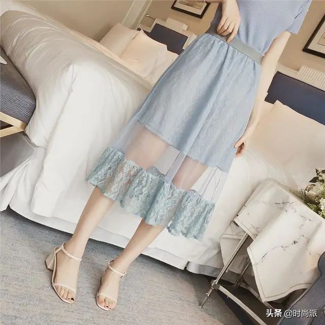 气质半身裙小仙女必备,显瘦慵懒文艺流行气质半身裙