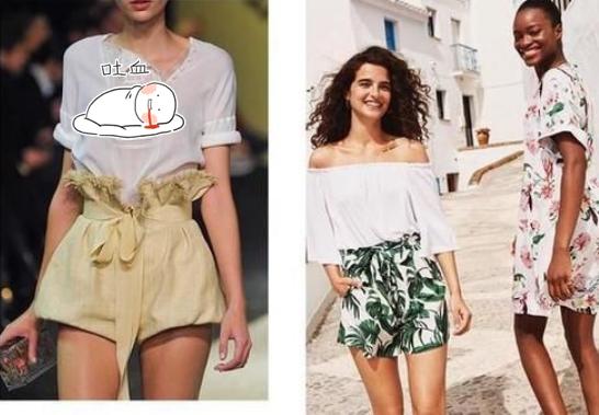 今年流行的纸袋裤怎么穿,新款流行好看显瘦百搭裤