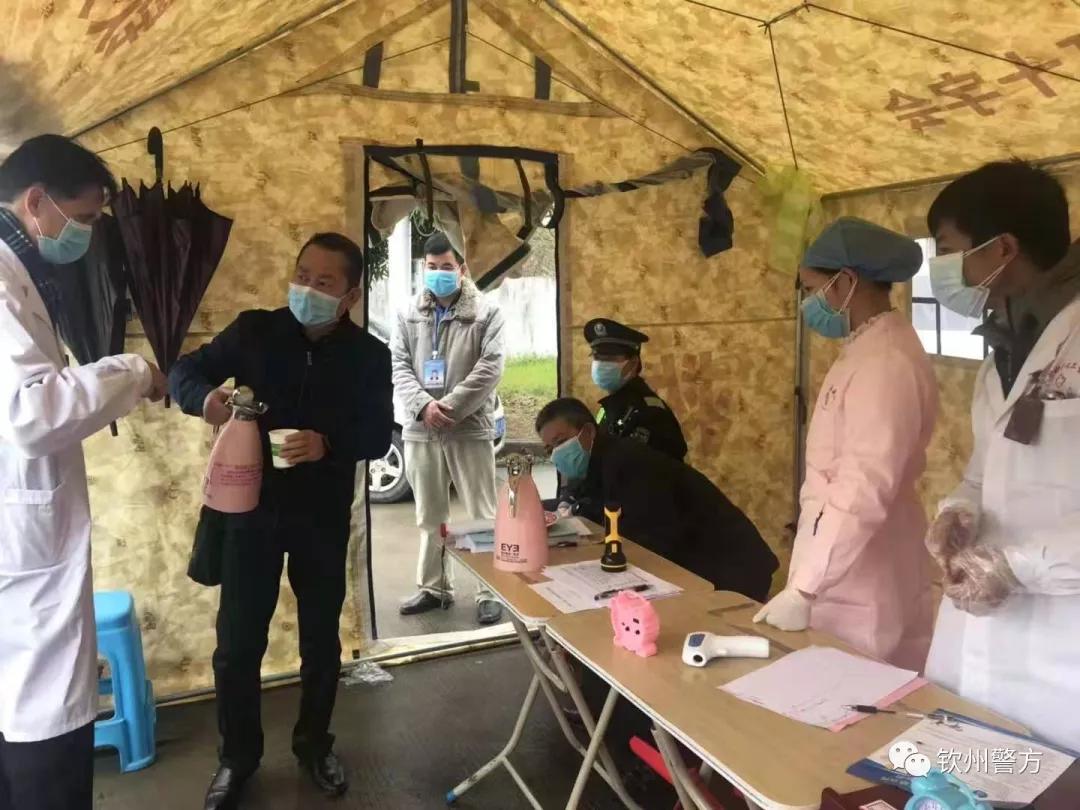 钦州抗击疫情我们一起努力,钦州防疫不惧风雨