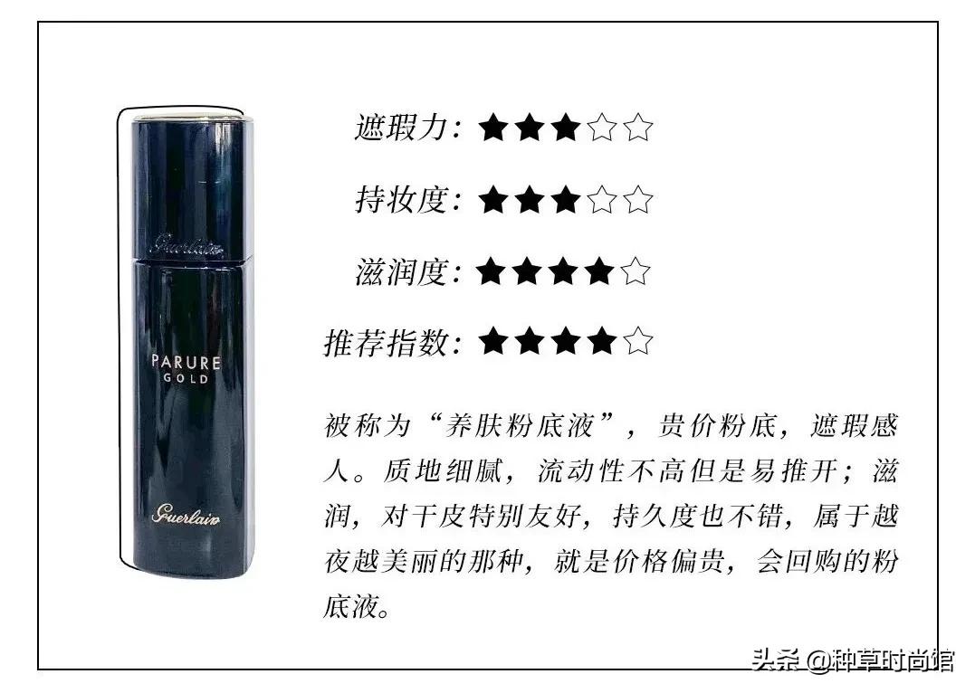 2020口碑最好粉底液油痘皮,最近最火的粉底液控油遮瑕