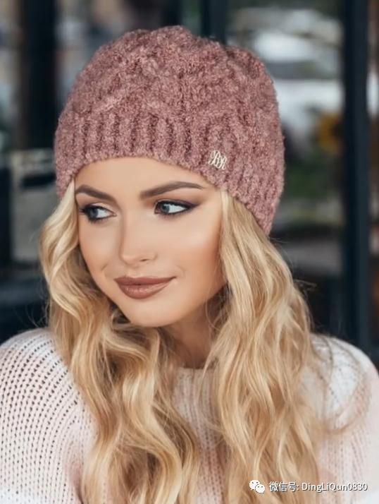 针织冬天的帽子,冬天针织帽子