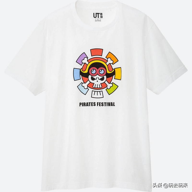 优衣库海贼王50周年短袖,优衣库海贼王联名2022搭配
