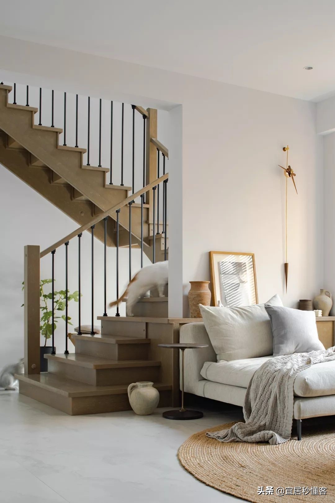 120平米客餐厨南北一体装修效果图,神级改造40平方米房