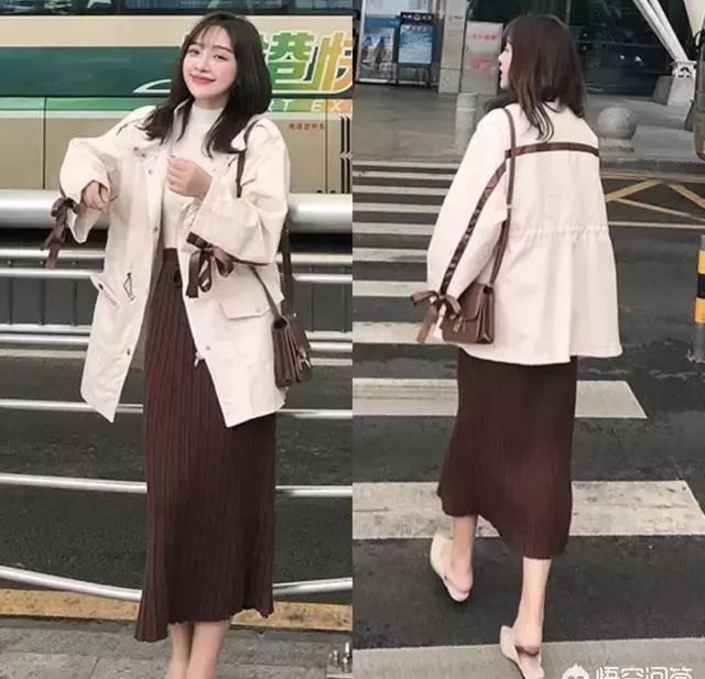 针织开衫搭配半身裙秋冬,秋冬针织半身裙怎么搭