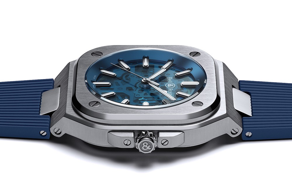 『新表』BellRoss推出BR05SkeletonBlue蓝色镂空腕表