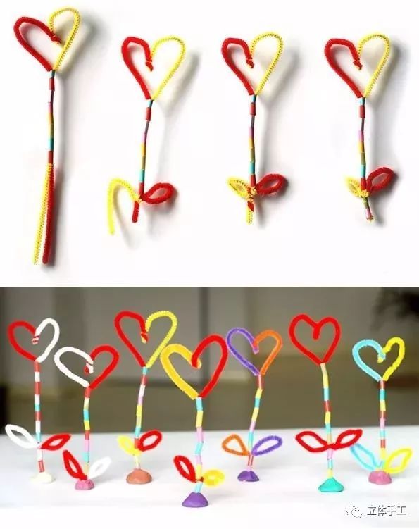 新手玩扭扭棒简单教程,毛根扭扭棒的100种玩法