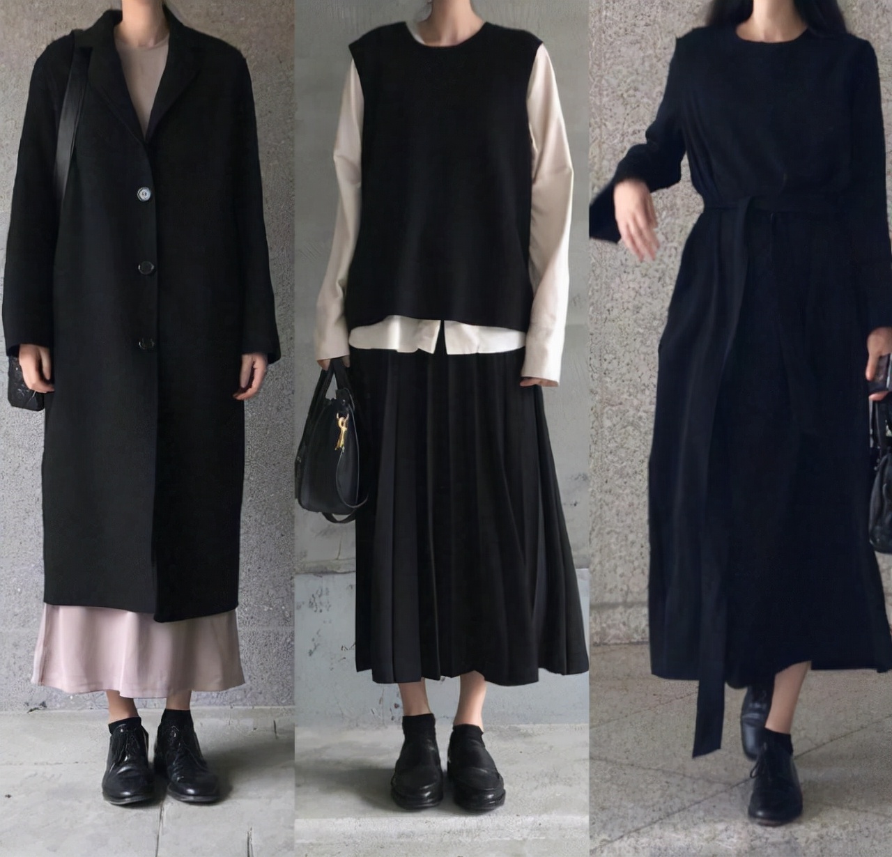 冬季黑色怎么穿出可爱感觉,如何穿黑色衣服显白