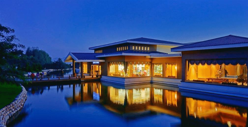 日式温泉滑雪场,大连温泉滑雪场一体度假村