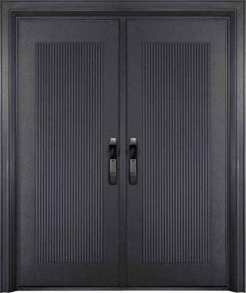 猪年精品：核桃智能锁匹配CEI铸铝钢木装甲门很受高端消费者喜欢