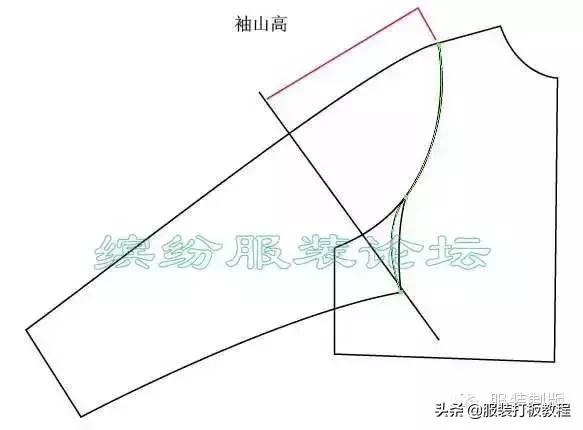 大海服装睡衣袖子裁剪教程,服装裁剪袖子教程大全