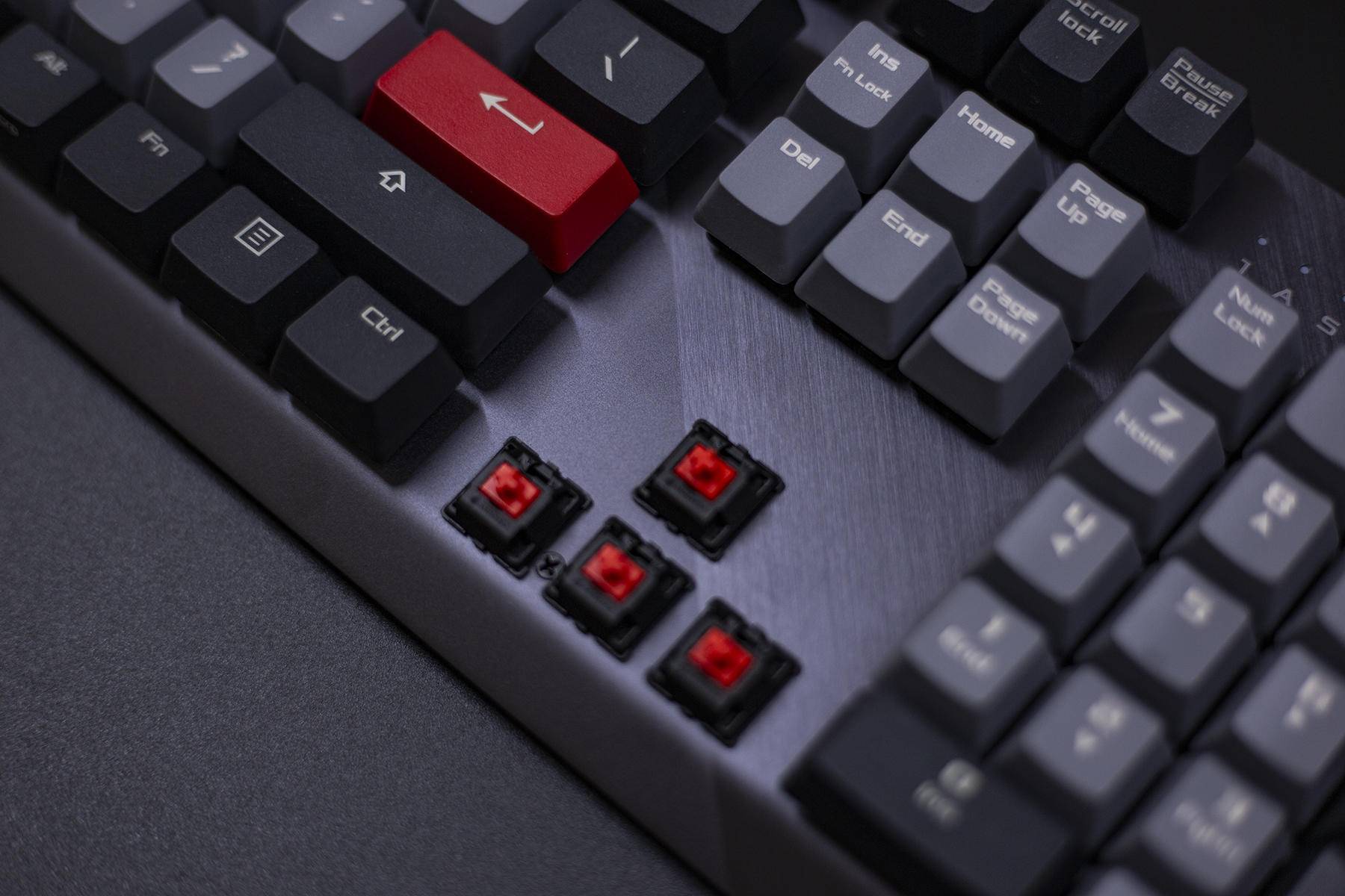 华硕rog游侠是什么材质的键帽,华硕键盘rog游侠讲解