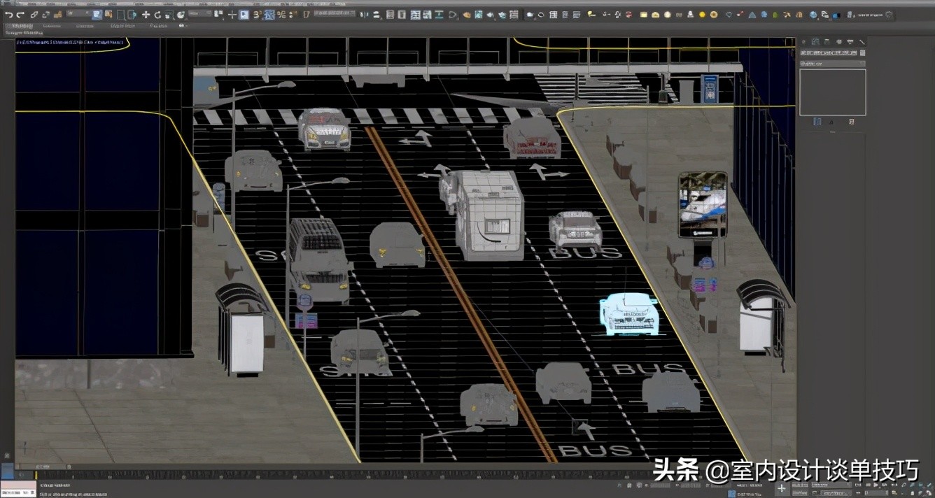 一位学员制作室外效果,一天完成整个过程,劳动报酬2K