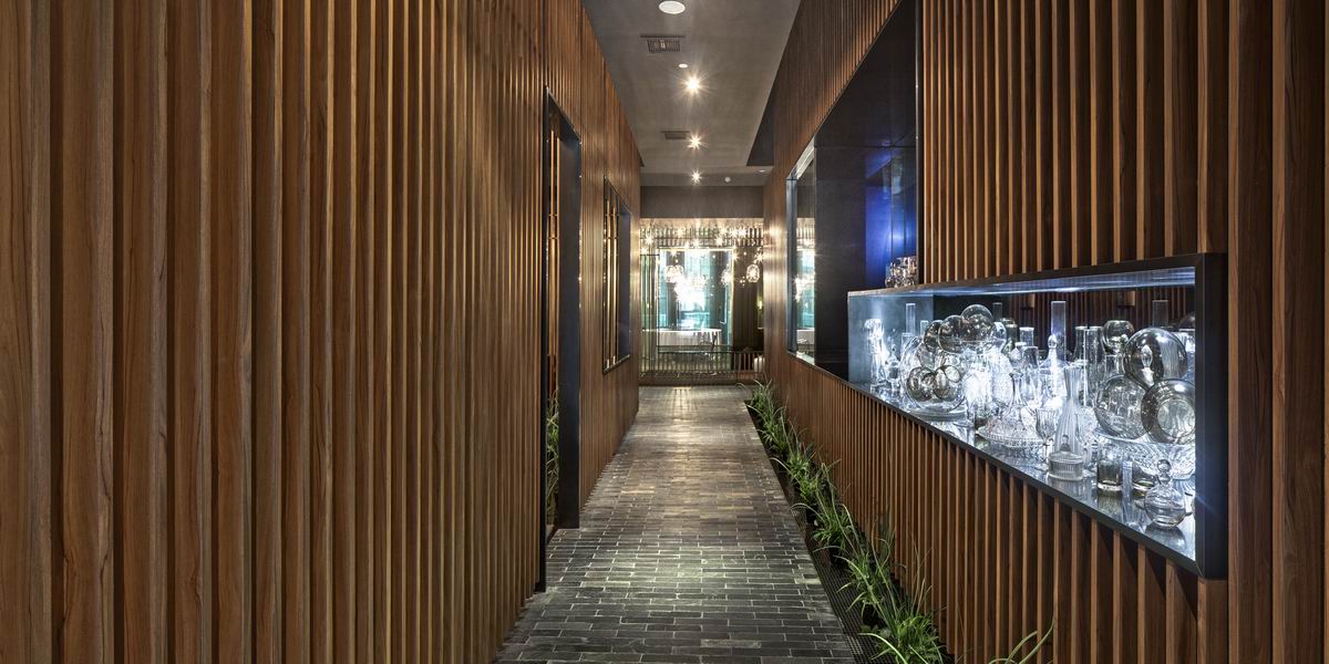 餐饮空间玄关图,深圳华苑一号餐饮空间