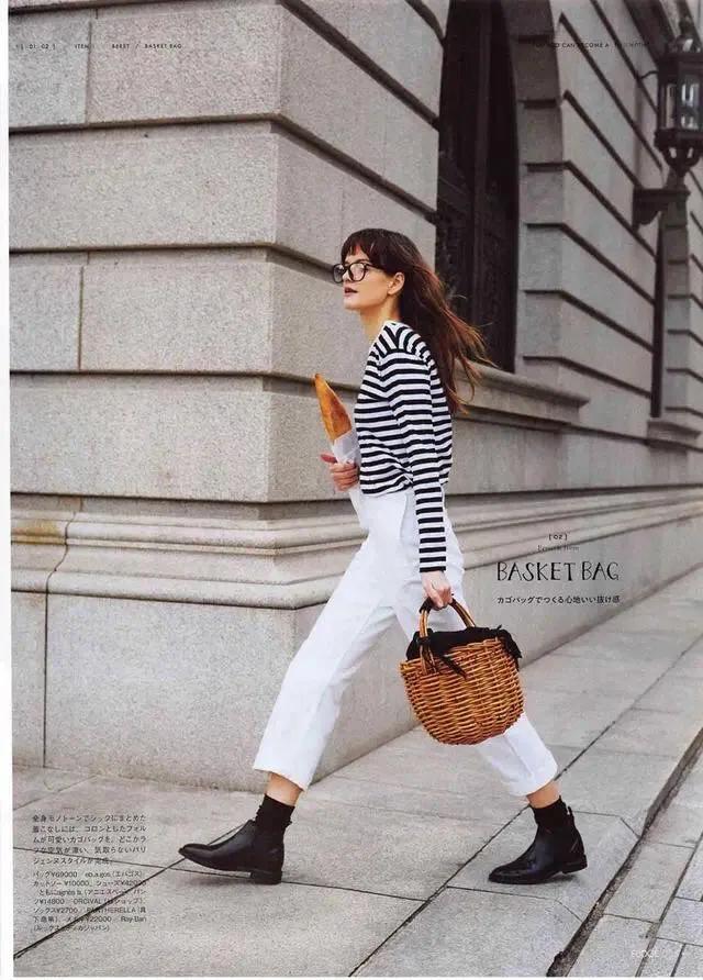 海魂衫的穿搭技巧,海魂衫穿搭女