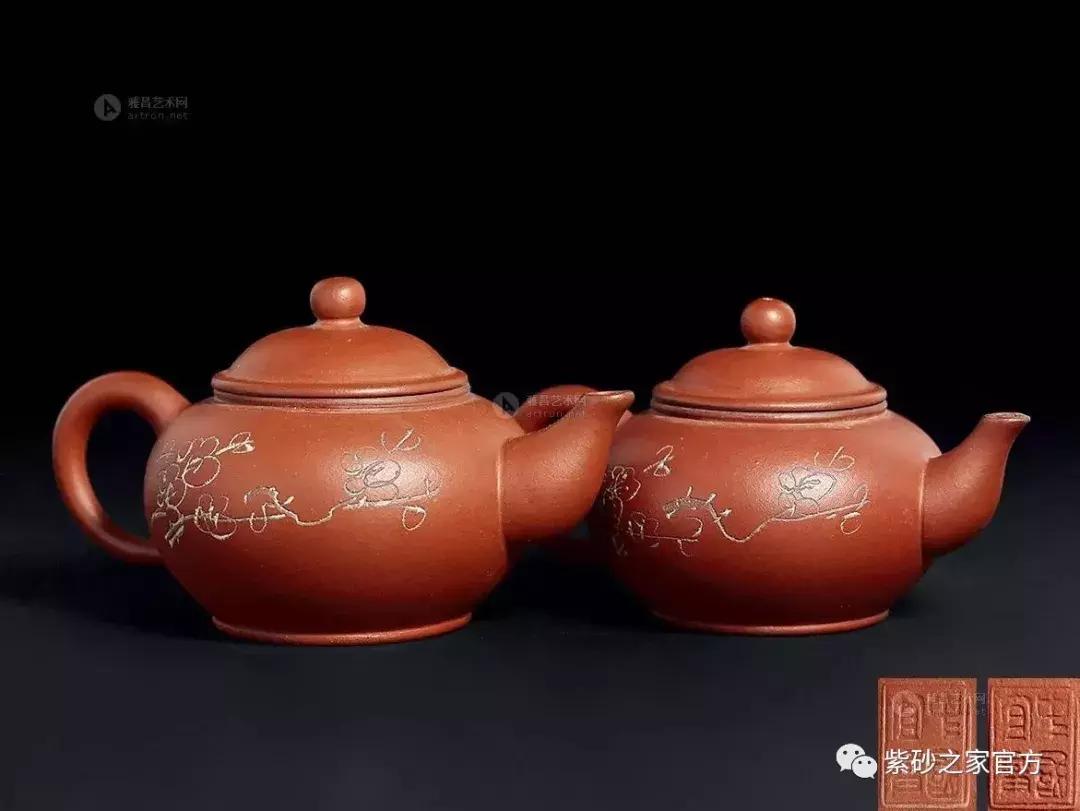 重器官窑瓷器图片大全,古董名家竹形紫砂名壶欣赏