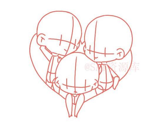 萌哒哒q版人物动态参考,收藏练习吧!