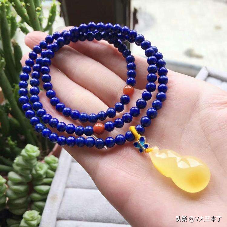 真假青金石手串鉴别方法,假青金石的鉴别方法图解