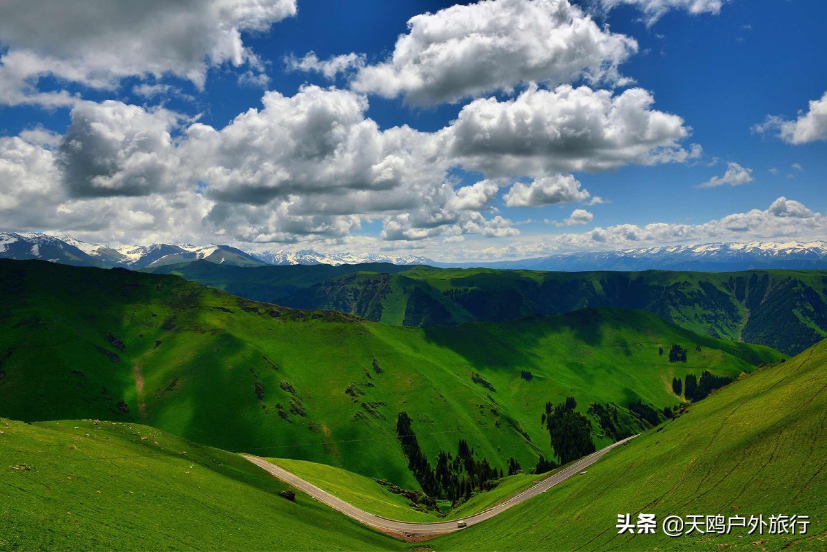 南北疆5-6月自驾最美线路图,说走就走的南北疆自驾旅行