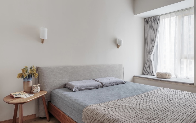 88平原木风格装修效果图,日式简约原木风院子