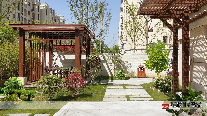 花园设计实景图别墅,花园设计实景案例