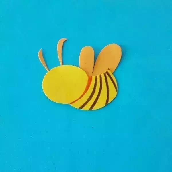 海绵纸手工制作花朵幼儿园,海绵纸创意手工幼儿园动物