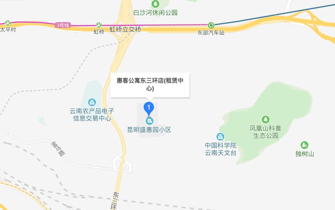 昆明公寓比较集中的地方,昆明呈贡孔雀公寓