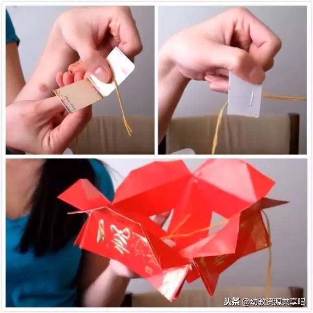 幼儿园创意新年手工灯笼,幼儿园春节创意灯笼手工