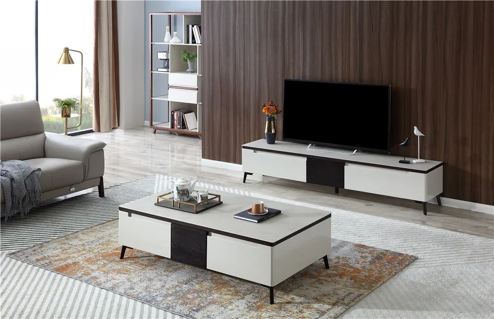 旋转伸缩餐桌岩板带电磁炉,可伸缩多功能电磁炉家用餐桌