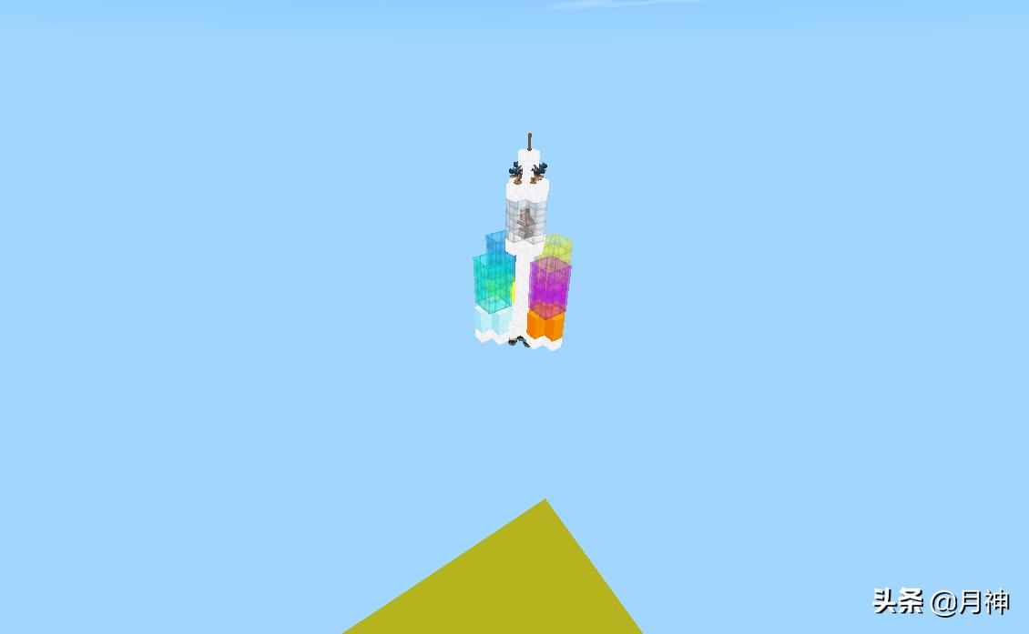 迷你世界土星5号运载火箭,迷你世界中国航天火箭可分离