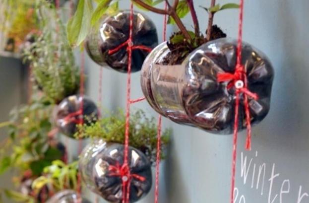 矿泉水瓶养花盆教程图,塑料瓶和花盆可以养花吗