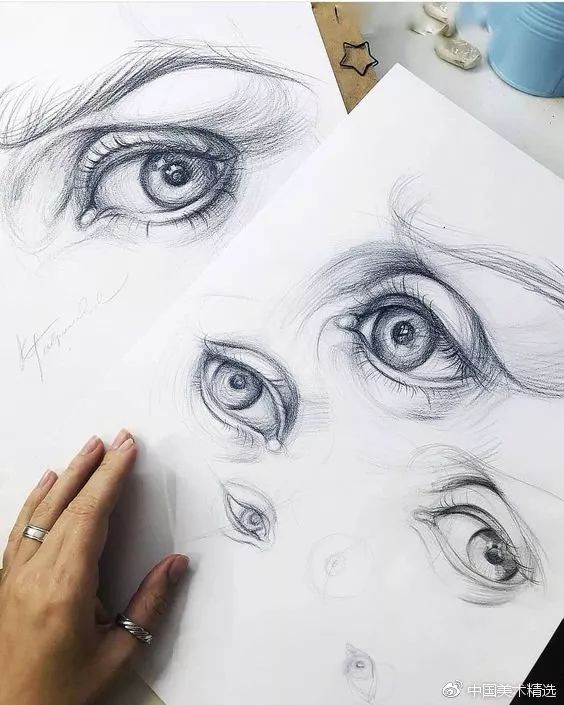 各种眼睛画法大合集,各种眼睛的画法教程容易记