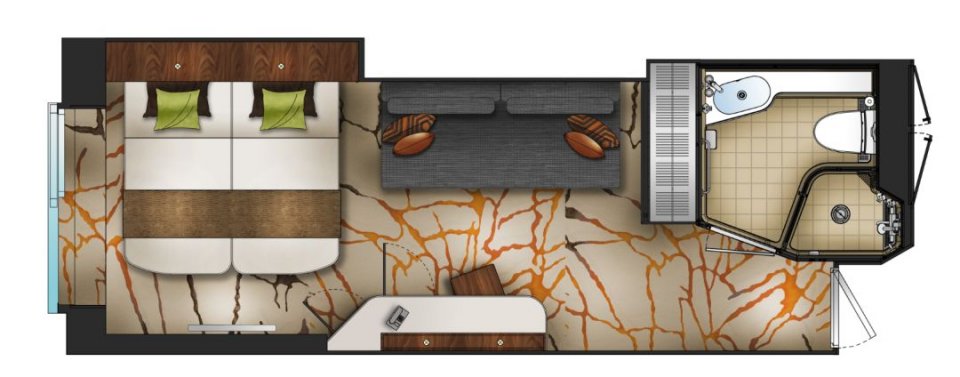 世界梦号内部游览过程 (探索梦号邮轮参观攻略)