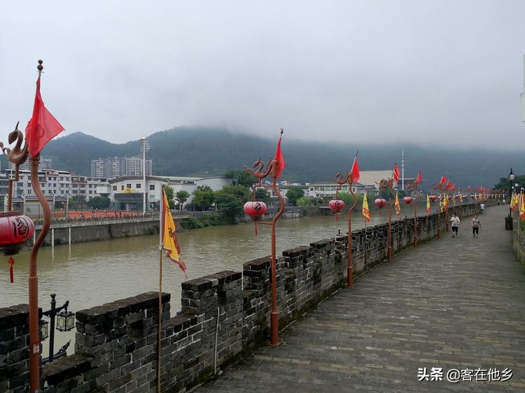 长汀县古街印象土特产,长汀古城异域风情