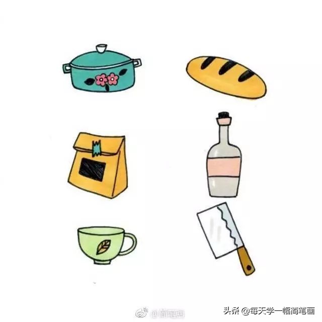 简笔画大全衣服类的,其他类简笔画大全