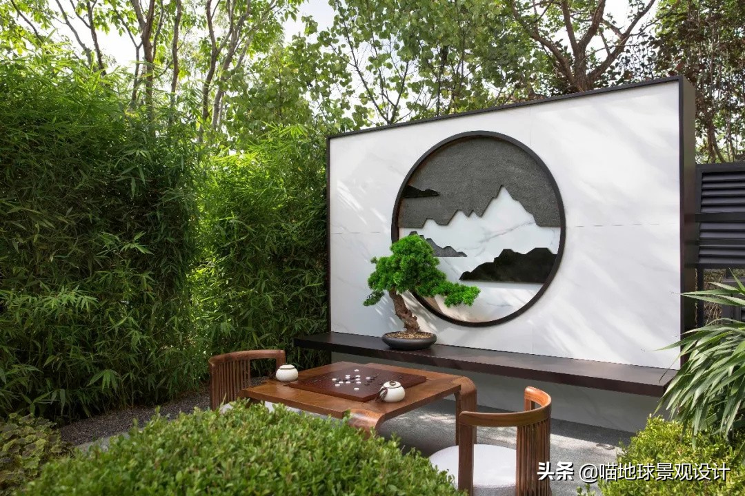 十个绝美别墅庭院墙设计,别墅边户庭院景观设计效果图