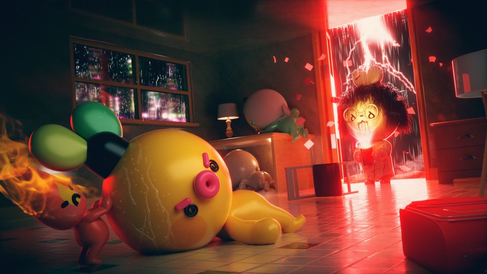 当插画师学会C4D简直太无敌啦!全套C4D角色动画教程+素材免费领