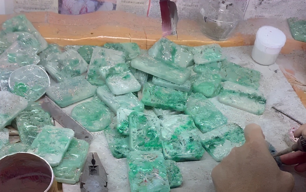 玉石抛光的方法与技巧,玉石土办法抛光