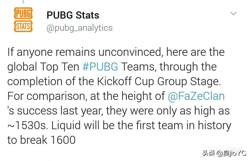 pubg中国战队最新排行榜,pubg战队世界排名