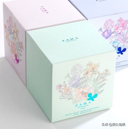 单独纹样花卉设计图案作业,以图形为主题形象的包装设计