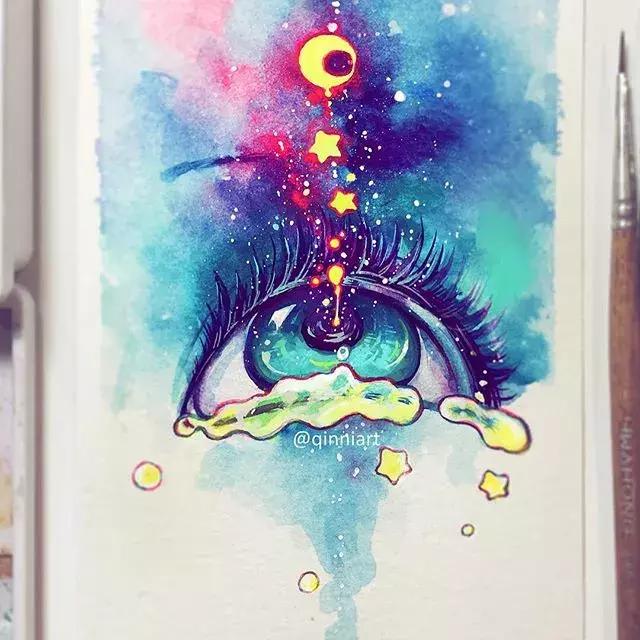 一个经历三次心脏手术，却依旧坚强，用水彩把伤痛化作星辰的女孩