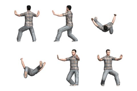 二十四式太极拳动画全方位展示,太极拳二十四式中第18至23式教学