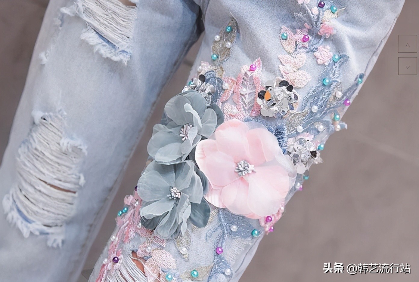 韩国牛仔裤的极致魅力 (韩国流行牛仔裤)