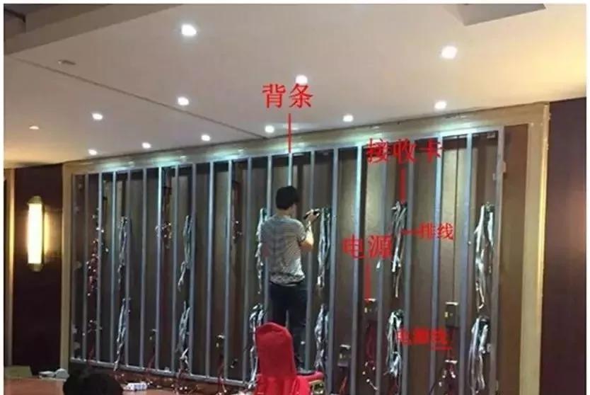 怎么安装led灯视频,室内led显示屏安装