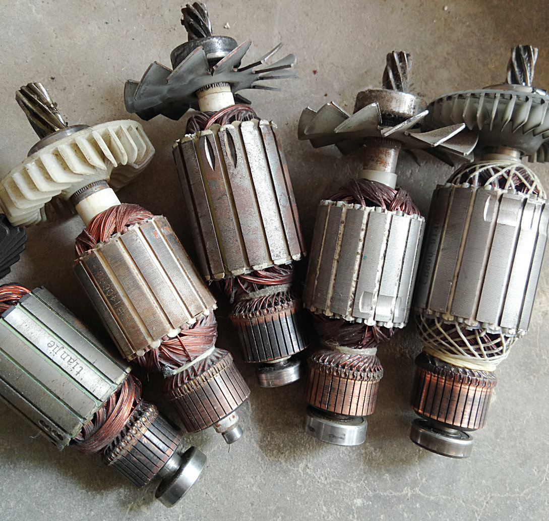 电动工具碳刷打火严重,碳刷故障