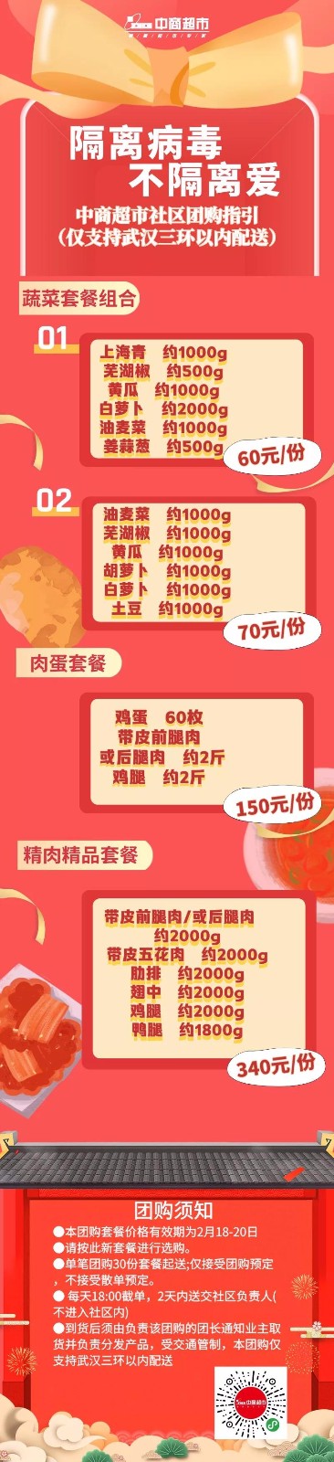 从中*家乐百**福到仟吉周黑鸭，武汉超全社区团购信息汇总